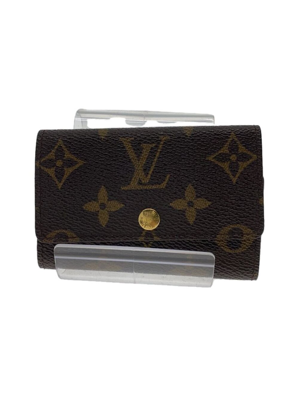 LOUIS VUITTON Multicles Monogram Brown Leather Patterned Accessories